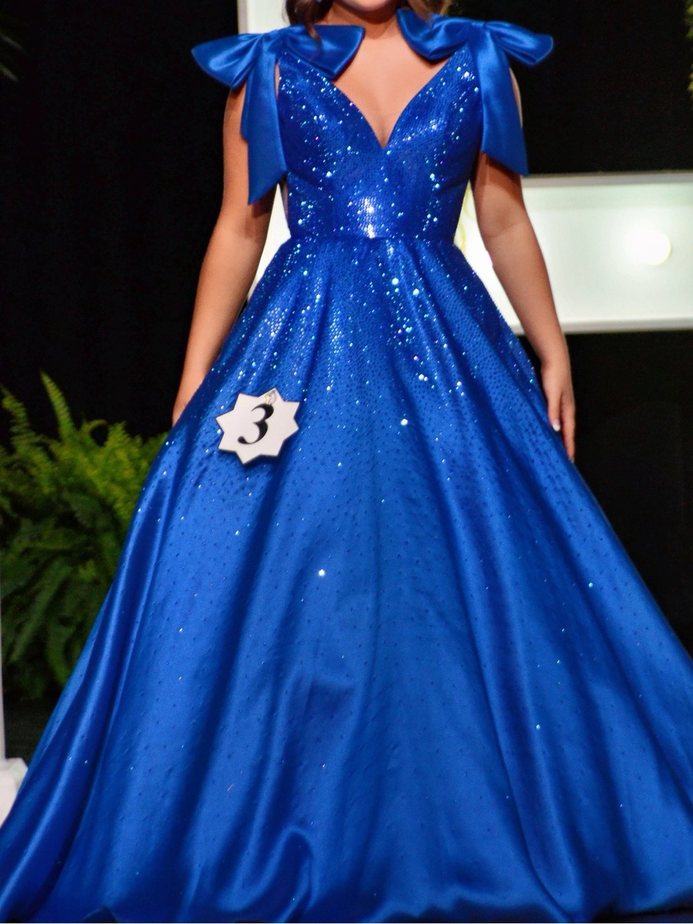 Sherri Hill Royal Blue Pageant Dress